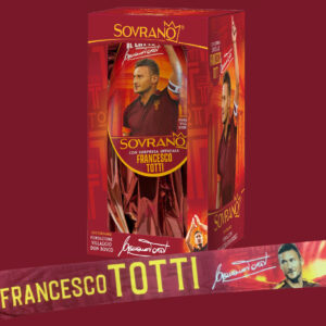 Sovrano Uovo - Latte TOTTI 700 g con Sciarpa